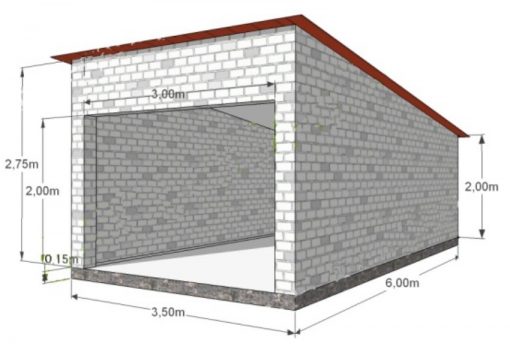 проект стен гаража